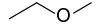 Ethyl methyl ether.svg