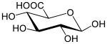 Structure de l'acide glucuronique